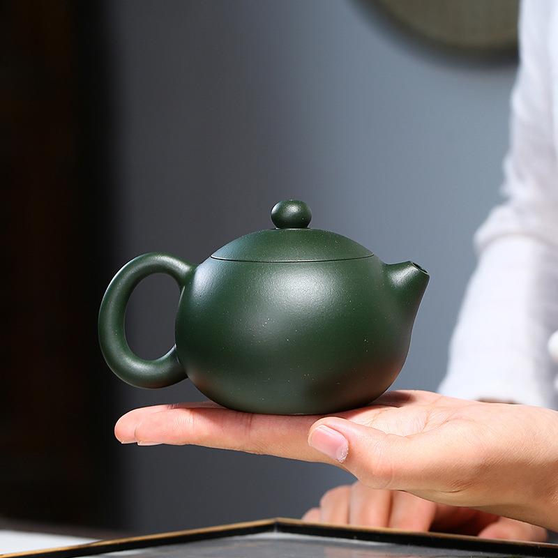 宜原矿紫砂壶手工制作ZCLNXSH珍藏绿泥梅枝兴西施具茶茶泡壶一件