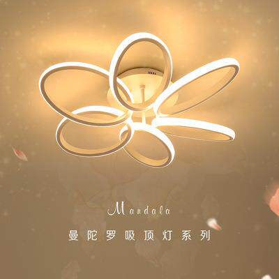 吸顶灯卧室灯温馨浪漫花瓣创意北欧灯具2022年客厅灯简约现代大气