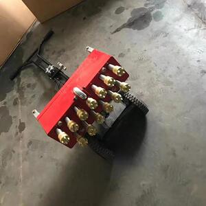 手推式桥面墙面凿毛机使用简单混凝土多头凿毛拉毛机