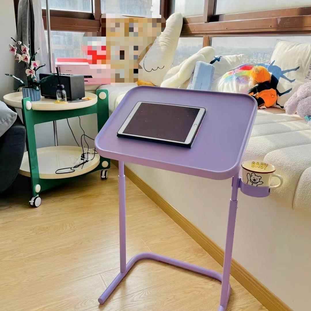 3IFBY可移屋动床边桌租桌升降子简易出电脑桌卧室家用折叠笔记本