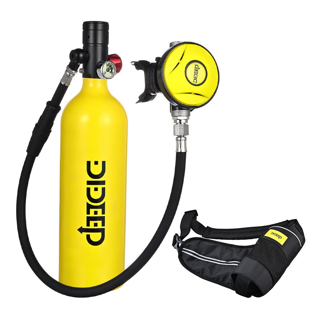 新款X4000Pro水下呼吸器潜水氧气瓶1L容量便携式潜水呼吸器