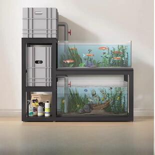 鱼缸架子鱼缸柜鱼缸桌龟缸架鱼缸底座金属钢架超强承重多层鱼缸架