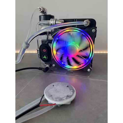 SH霜寒吃鸡水冷式散热器手机平板磁吸半导体水冷制冷头笔记型电脑