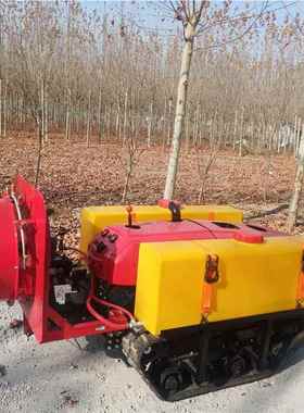 博新蓝型果园打药遥机 履带柴控果园喷药机 油款小LBGY-6型果树打