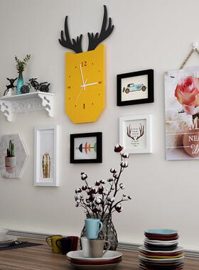 包9816邮蒙框墙里安现代北欧实木相照片/相德框墙