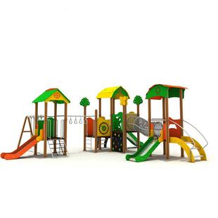 2020户外大型组合PE板不锈钢滑梯公园游乐场设备
