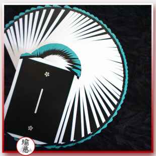 【独奏者v2碧色】瑜慈扑克花切练习牌压薄收藏扑克牌蓝绿色创意