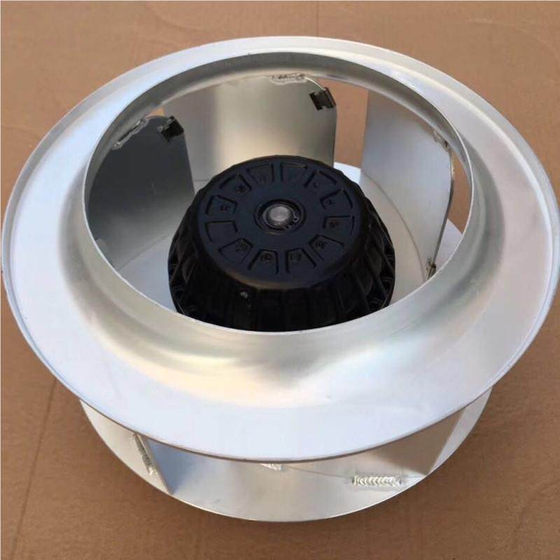 外转净子后倾式离心PMS风机 φ355-4极后向型风空气铝化合金轮通