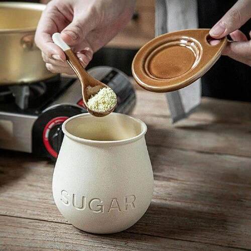 Sugar Bowl with Lid Dried Fruit Jar Multipurpose Tea