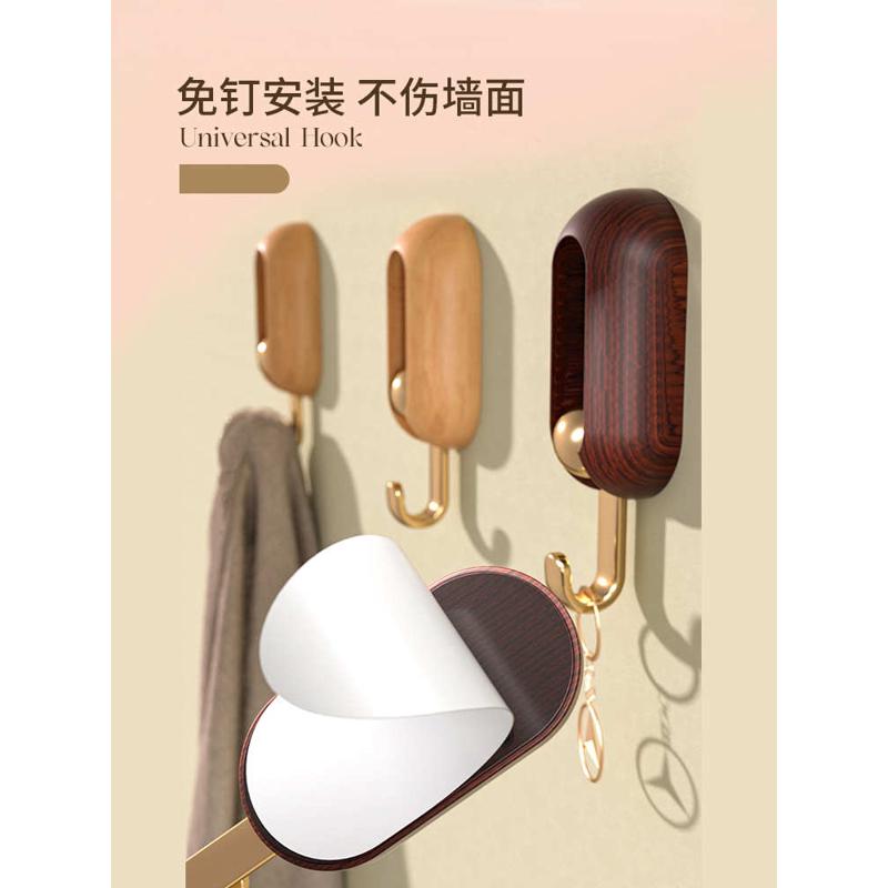 M3NO批发挂钩免打孔入户进门玄关鞋柜置物架钥匙办公室粘钩门后挂