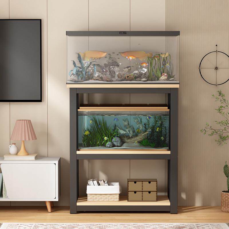 C楓1多层鱼缸架超强承重客厅鱼缸底座水族箱鱼缸专用架家用铁艺鱼