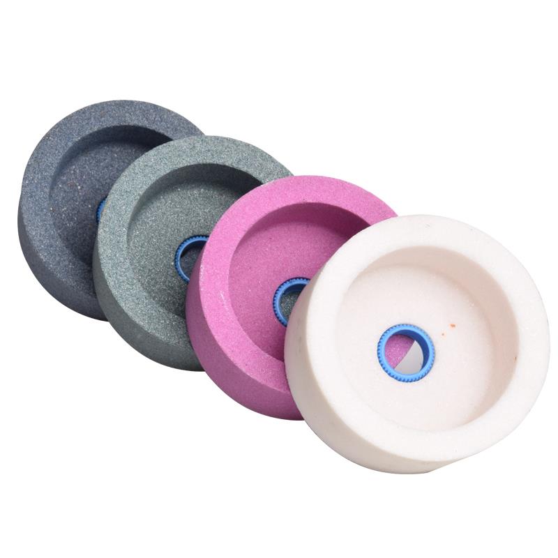 杯型砂轮白刚玉绿碳化硅陶瓷磨刀机专用砂轮破碎粉碎机刀片打磨片