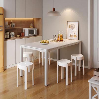 塑料凳高款家用加厚YPO客厅叠放备桌用餐凳子现代简约网红防滑可