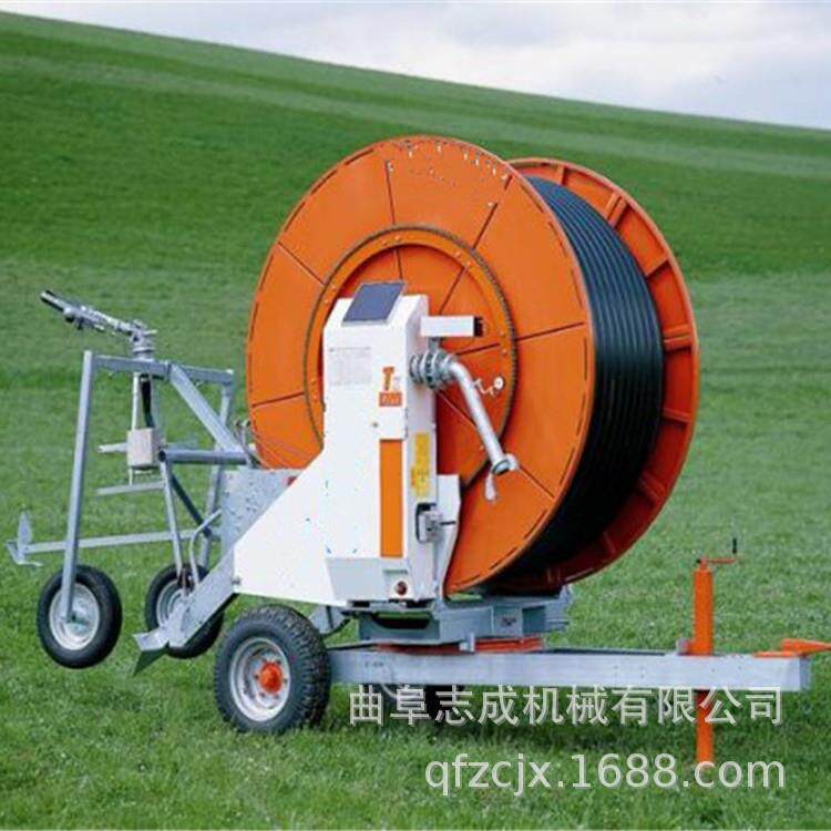 厂家直销移动卷盘式浇灌设备 多喷头喷洒灌溉机 JP75-300喷灌机