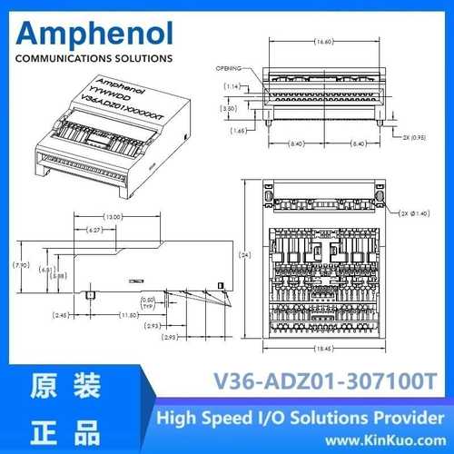 Amphenol QSFP-DD 112G 连接器 V36-ADZ01-301100T