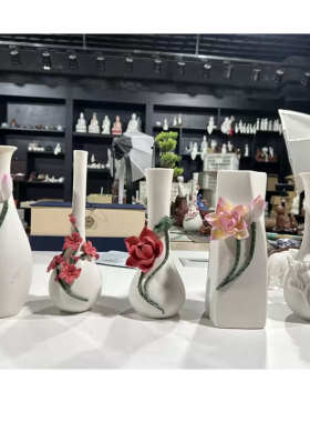 海鲜姿造用品创意花瓶干冰花瓶款式新颖沾花花瓶姿造装饰品高档品