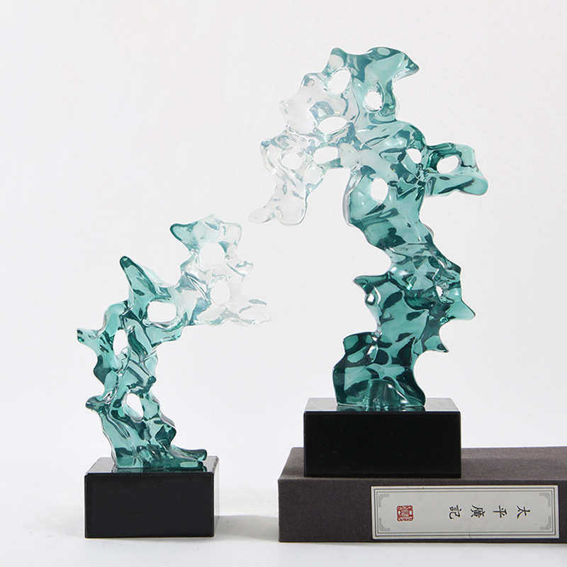 酒店雕塑摆件饰中式新书柜透明酒柜客厅样板间书房摆太湖石装饰品,特色手工艺,其他特色工艺品,淘宝优惠券,粉丝福利购,淘宝优惠卷