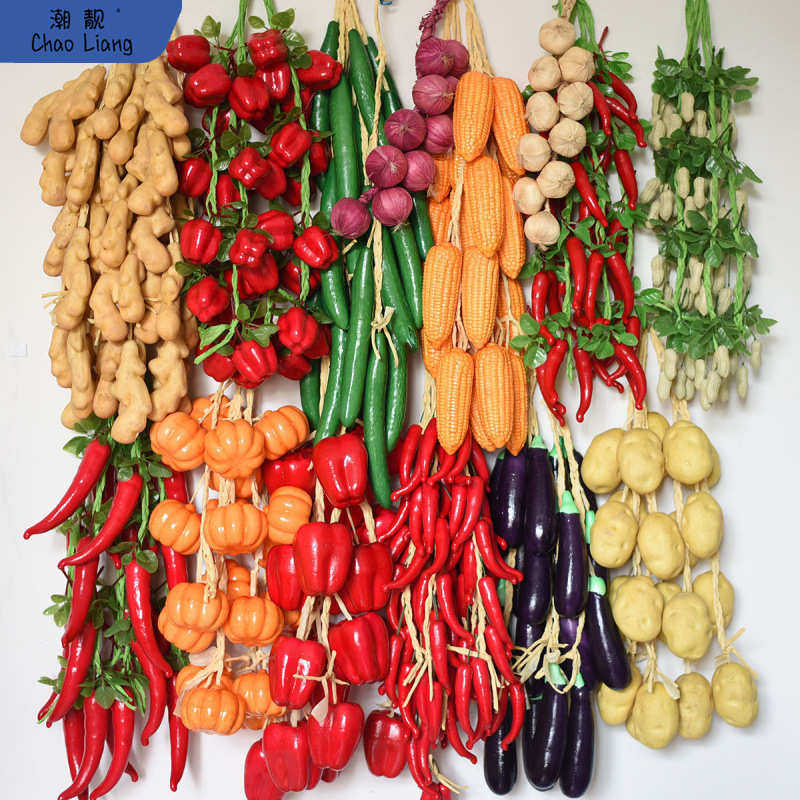 水果蔬菜挂件假辣椒玉米大蒜串农家乐饭店墙壁农作物装饰具包邮,鲜花速递/花卉仿真/绿植园艺,仿真果蔬,淘宝优惠券,粉丝福利购,淘宝优惠卷