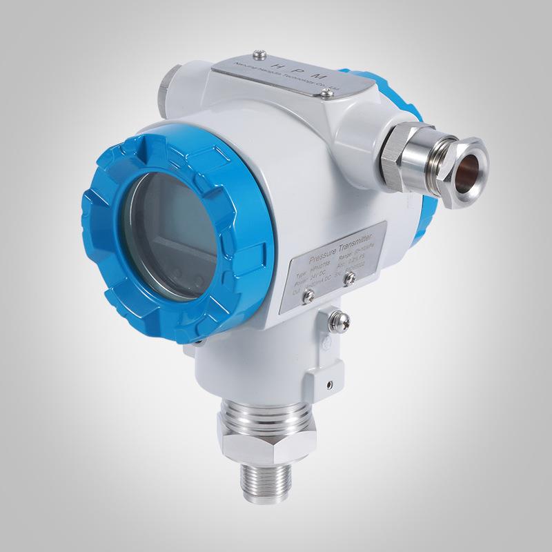 防爆型单晶硅压力变送器智能带数显0.1级高精度油压传感器4~20mA