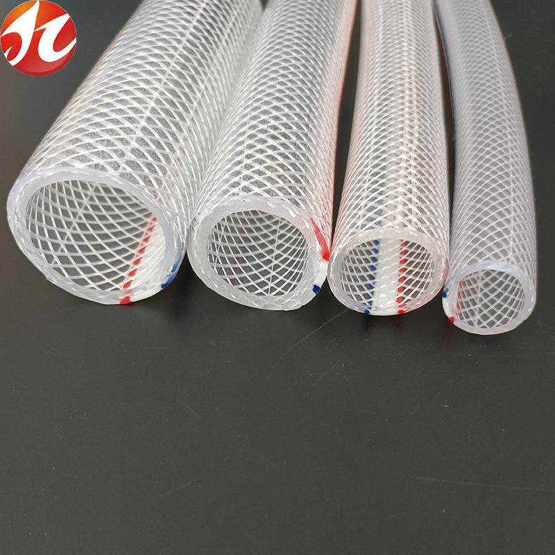 PVC透明加厚夹线夹纱水管纤维软管内径16mm20mm25mm毫米网纹水管