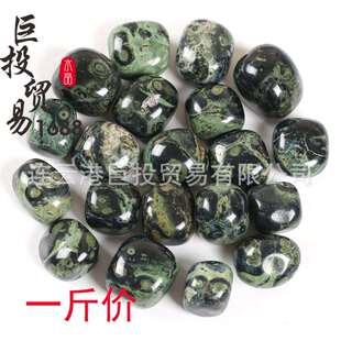雀眼石滚石摆件大颗粒孔雀眼碎石查克拉跨境电商供货装饰鱼缸