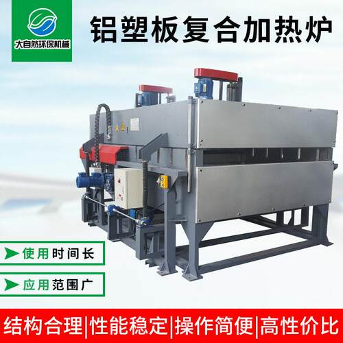 厂家供应铝塑板复合加热炉加热复合软化定型汽车内饰件网带炉