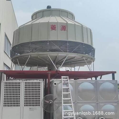 冷却塔工厂400吨大型工业逆流冷却塔用于制药循环水冷系统