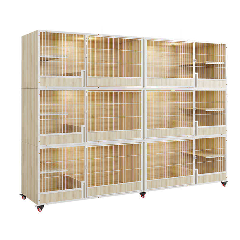 厂家实木猫笼三层猫柜自由大空间猫别墅猫房子猫窝猫繁育殖笼产房