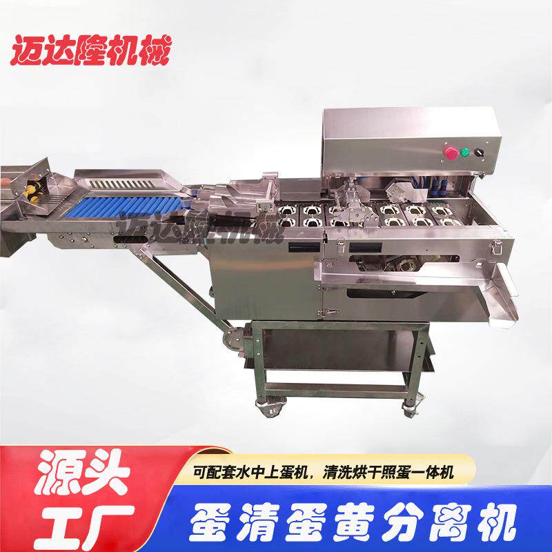 厂家直销蛋清蛋黄分离机双排打全蛋液机不锈钢体积小戚风蛋糕机