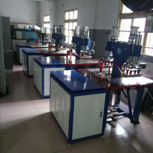 双头气压式高周波塑胶熔接机高频机PVC手袋焊接压花设备