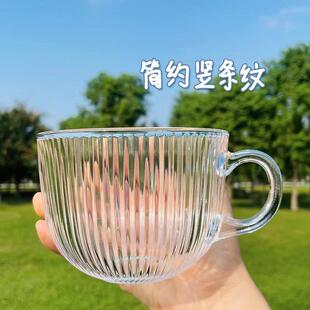 冲泡藕粉的杯子勺子牛奶玻璃碗泡燕麦专用带盖可加热早餐杯