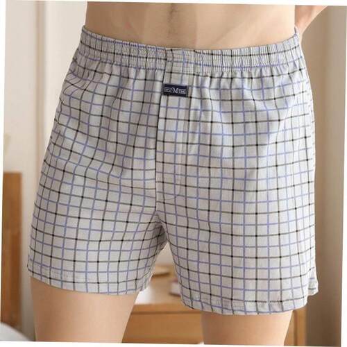 Men's cotton underwear loose boxer shorts宽松四角裤男式