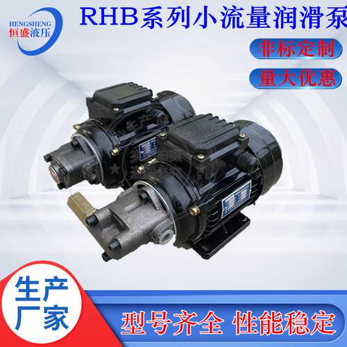 便携式RHB-2.5JZ1.64JZRHB-3.15JZ打头机小流量润滑泵电机装置