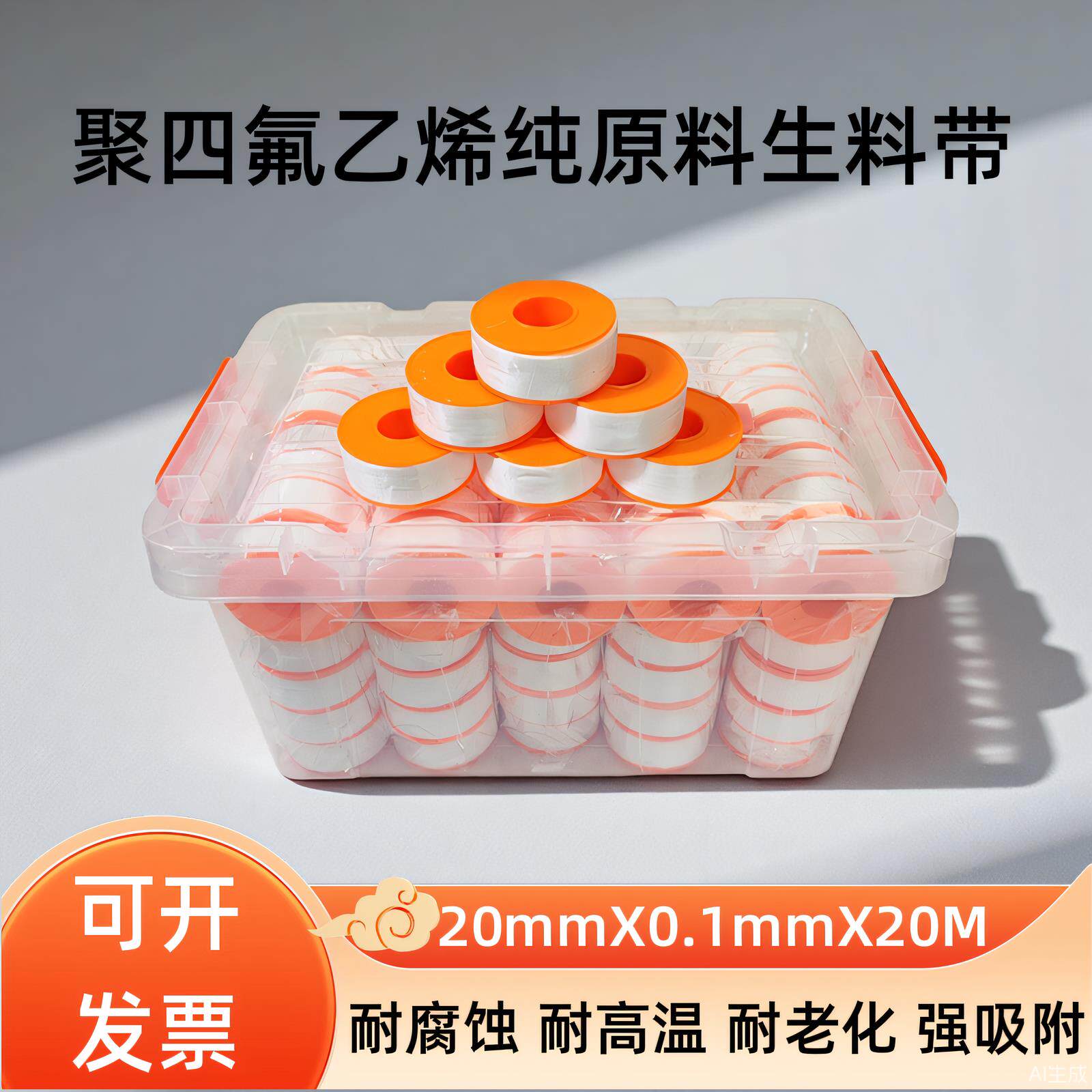 生料带止水带水胶布20米生料带加宽加厚密封带新型生料带工程专用