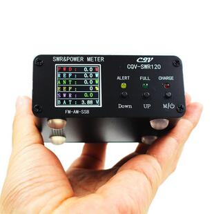 CQV-SWR120 120w 彩屏数字功率驻波表 报警功能 FM-AM-SSB