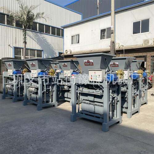 Hollow Brick Machine出口小型制空心砖机器全自动水泥砖机生产线