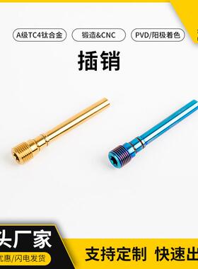 睿斯钛钛合金插销适用布雷博对四 水鸟 螃蟹 车力屋FR6精密钛螺丝