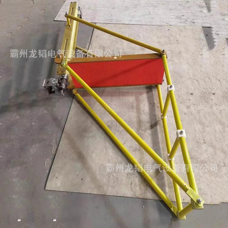 高空电力检修安装三脚架登高作业快装平台含扶手旋转升降平台