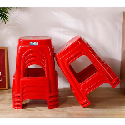 塑料凳子家用加人餐厚塑料43485凳厅成桌登子高凳经济客型板凳胶