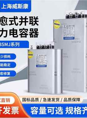 威斯康自愈式并联电力电容器BSMJ0.45-30-330kvar0.4KV2025千乏