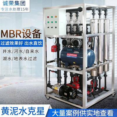 外压式超滤设备黄泥水克星MBR中过滤农村水改系统高效净水全自动