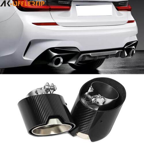 适用于宝马G20G21320d320i330iMP碳纤尾喉排气管嘴消声器
