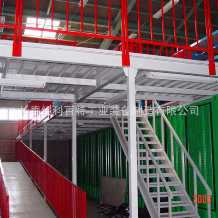 维科特阁楼平台百货架仓车间仓427储库搭建二层钢结物构平台置架
