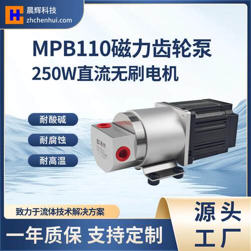 微型磁力驱动不锈钢加药计量泵冷却24V250W柴油水泵耐腐蚀耐高温