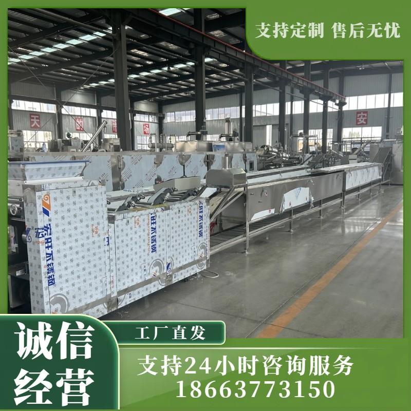 山东方便面设备厂家全自动配置成套油炸方便面生产线面条机器