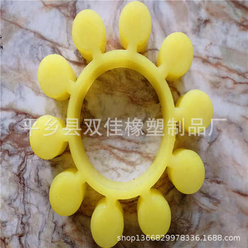 耦合器298154*黑色yox500橡胶垫*弹性体 梅花材质54*10 液力