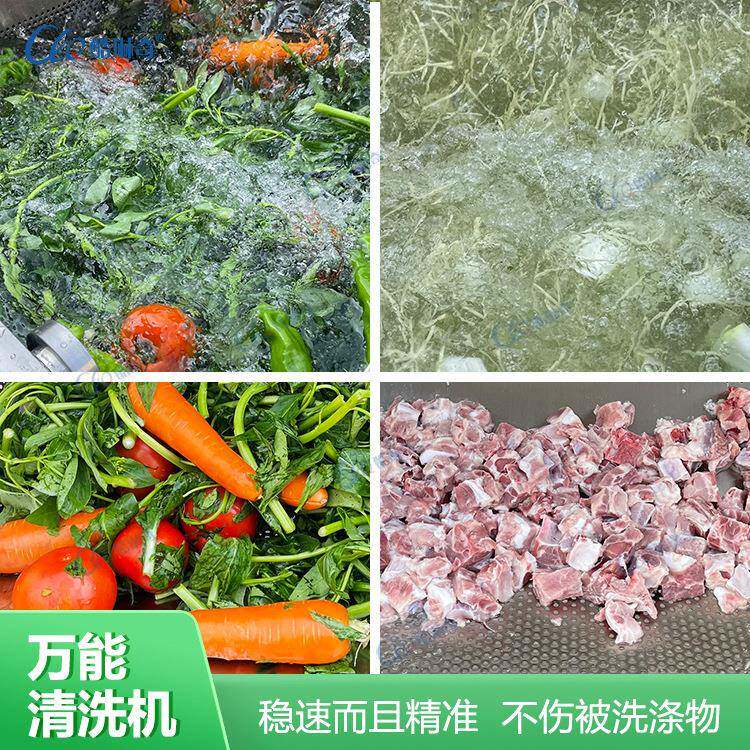 学校饭堂肉片牛杂高产能去污清洗机洗涤时间可掌握智能洗菜洗肉机