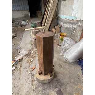 老榆木木方子实木方料原木家居板材木条子风化房梁木方楼梯踏步板