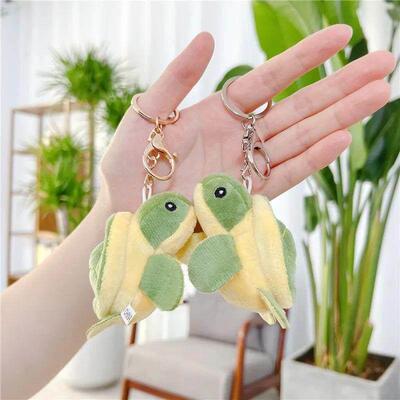 1PC Sea Turtle Plush Toy Stuffed Animals Cute Small Keychain