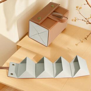 2025新款墨镜收纳包旅行太阳镜多格折叠眼镜盒眼镜胡彦斌同款男女